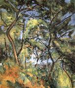 Paul Cezanne forest oil painting on canvas